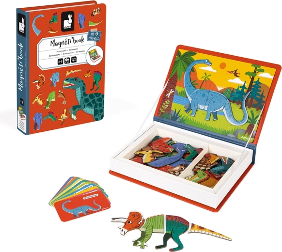 Janod Magnetibook dinozauri