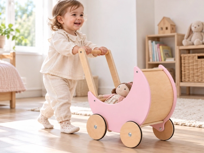 Pram and push walker in one