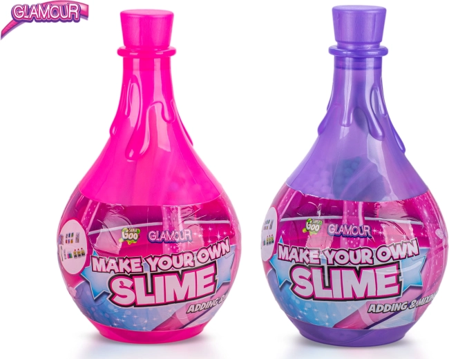 Glamour slime-making set – pink and blue