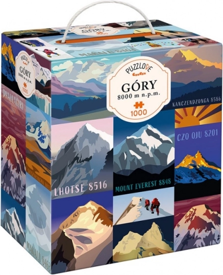 Puzle 1000 gab. PUZZLOVE – Kalni 8000 m v.j.l.