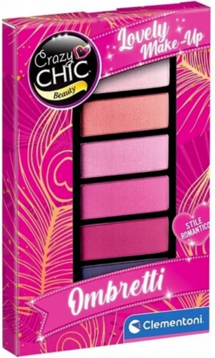 Clementoni Crazy Chic Pink Power acu ēnu palete