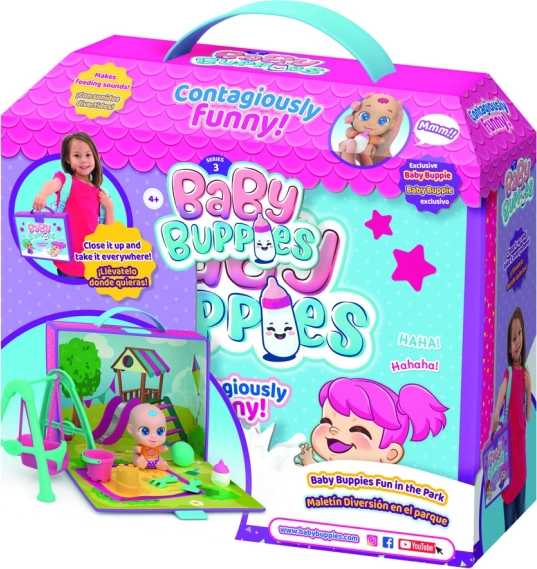 Baby Buppies mazulis – rotaļu komplekts ar koferīti