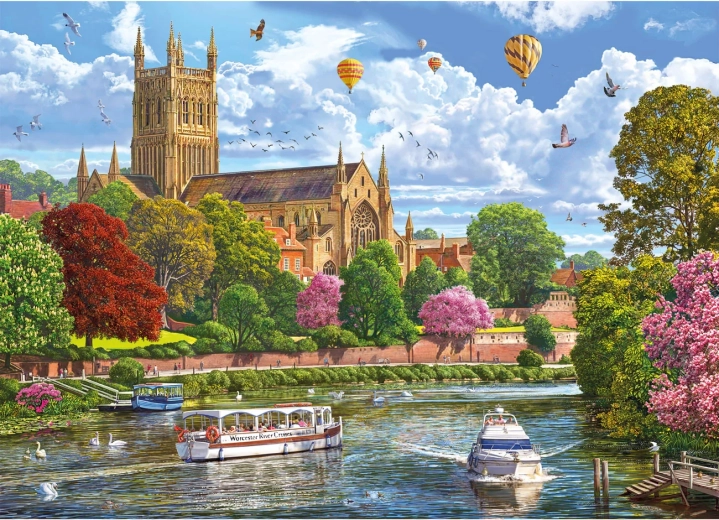Gibsons puzle “Skats uz Vusteru” 1000 gabaliņu