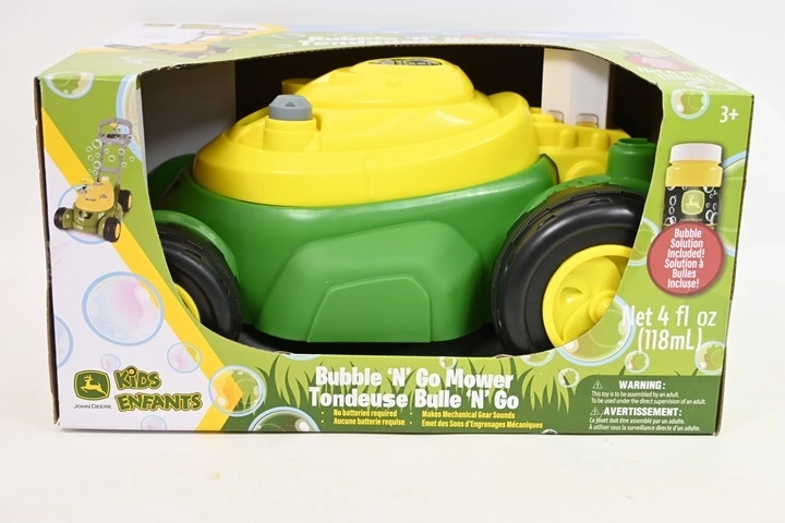 TOMY John Deere Kids Bubble Lawn Mower