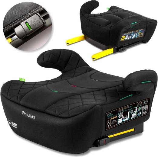 Nukido Louis auto sēdeklīša paliktnis ar Isofix i-Size 125–150 cm (22–36 kg)