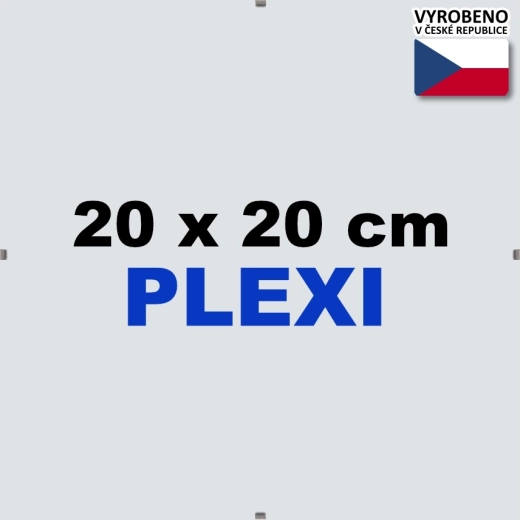 Euroclip Frame 20x20 cm from Plexiglass