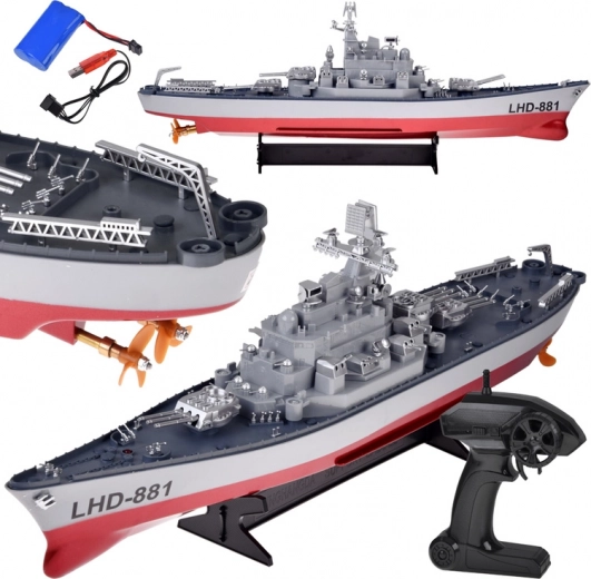 RC kaujas kuģis LHD-881 mērogā 1:390