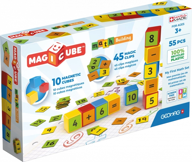 Geomag Magicube matemātikas konstruktors 55 detaļas