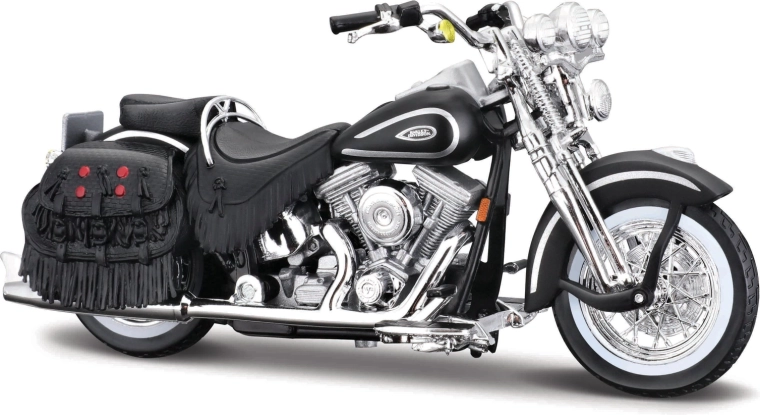 Maisto Harley-Davidson 1999 FLSTS Heritage Softail Springer melns 1:18
