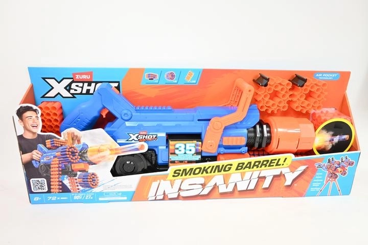 ZURU X-SHOT Insanity Smoking Barrel putu blasteris