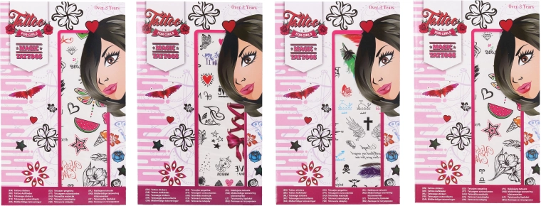 Temporary Tattoos for Girls – 2 Sheets
