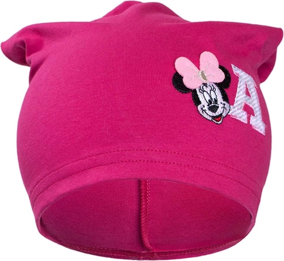 Rudens bērnu cepurīte New Baby Minnie rozā