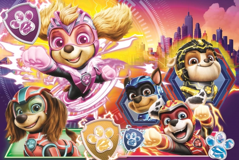 Puzle Paw Patrol Mighty Pups, 100 gab., bērniem no 5 gadu vecuma
