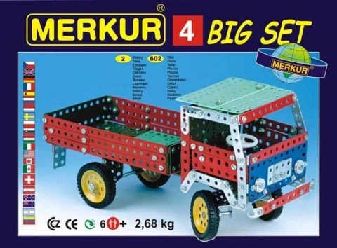 Merkur konstruktoru komplekts 4 – 40 modeļi