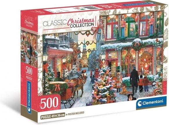 Clementoni compact 500-piece puzzle Joy of Christmas
