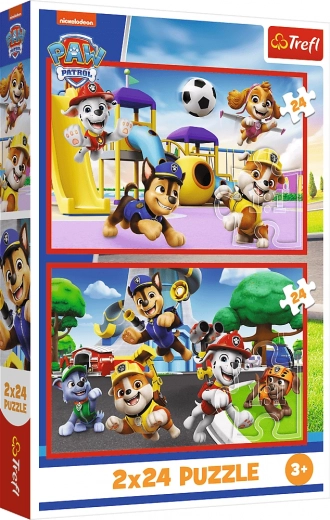 Puzle 2×24 Psīšu jautrā diena – PAW PATROL no Trefl