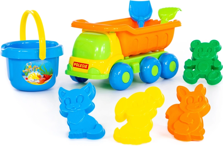 Dump truck for transporting sand