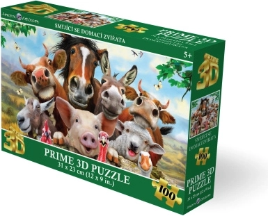 3D puzle Smaidošie mājdzīvnieki