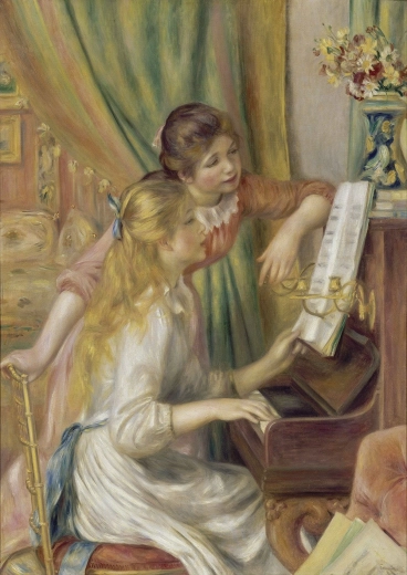 Bluebird puzzle Girls at the Piano 1000 pieces
