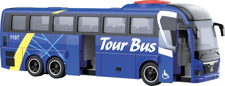 City Service Car pilsētas autobuss 1:16, zils