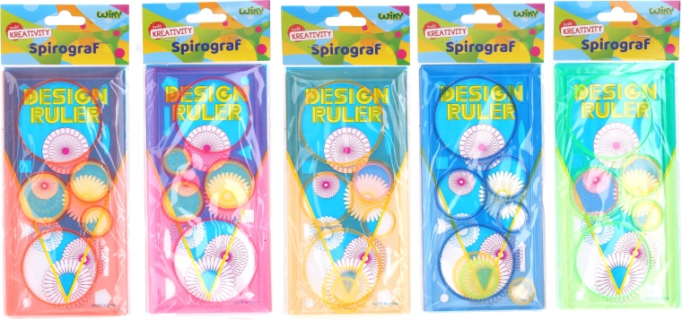 Creative Templates Set Spirograph