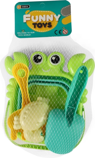 Sand Play Set with Crab Bucket