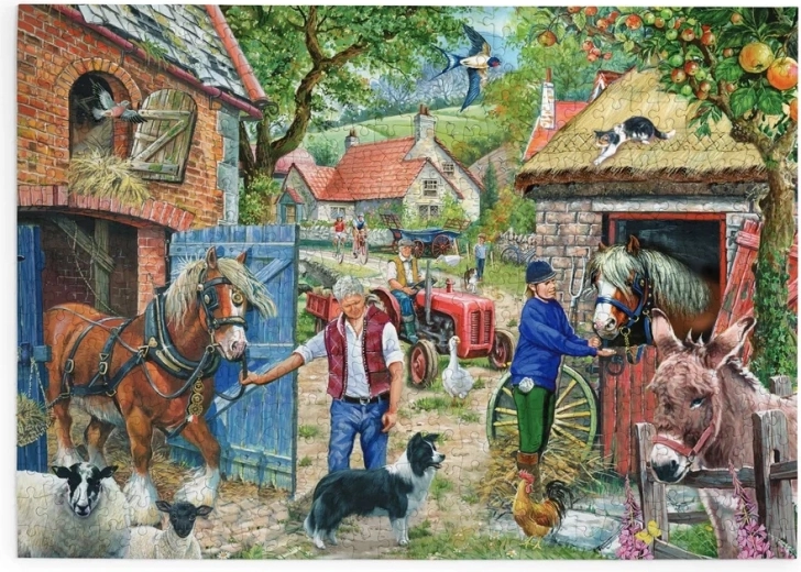 House of Puzzles Ābeļu aleja – puzle ar 500 īpaši lieliem gabaliņiem