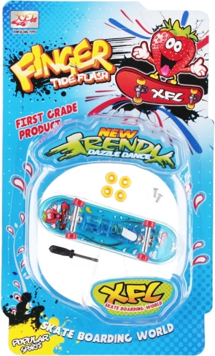 Pirkstu mini skrituļdēlis (fingerboard) rotējošs