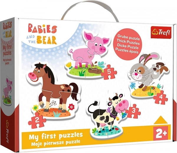 Puzzle Baby Classic: Uz fermas