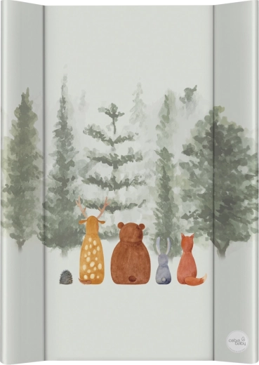 Ceba Baby changing mat with rigid board 50 × 70 cm basic forest companions