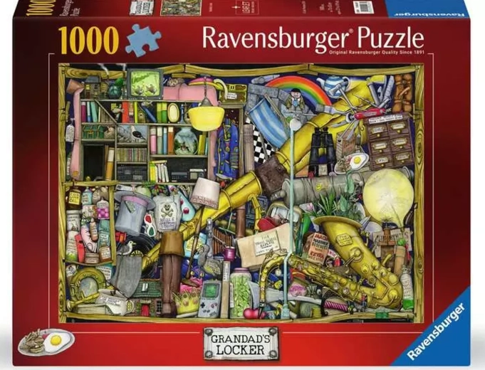 Ravensburger Grandpa's Cabinet Puzzle, 1000 Pieces
