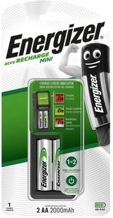 Energizer mini lādētājs AA/AAA + 2× AA Power Plus 2000 mAh