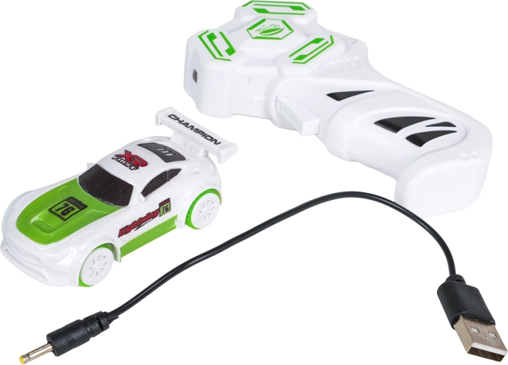 Remote-controlled LED mini car