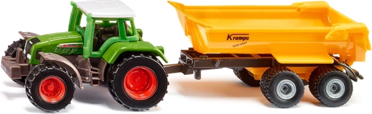 Siku Tractor Fendt with Tipping Krampe Trailer