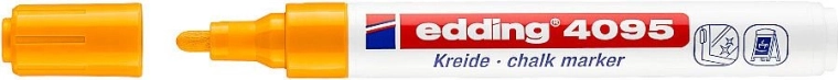 Edding 4095 neona oranžs krīta marķieris
