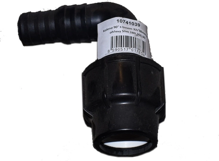 90° elbow with hose barb 32/38 mm for Slim solar heater 90, 180 and 360