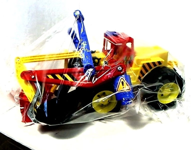 Large children's toy bulldozer (excavator)