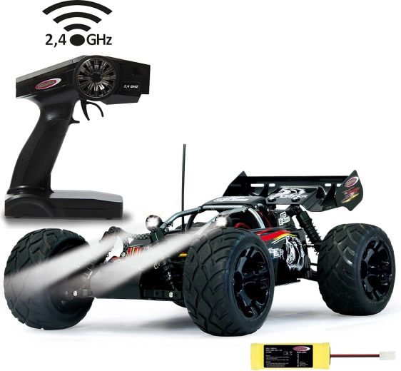 Jamara Splinter Desertbuggy 4WD 1:10 ar NiMH akumulatoru, 2,4 GHz un LED
