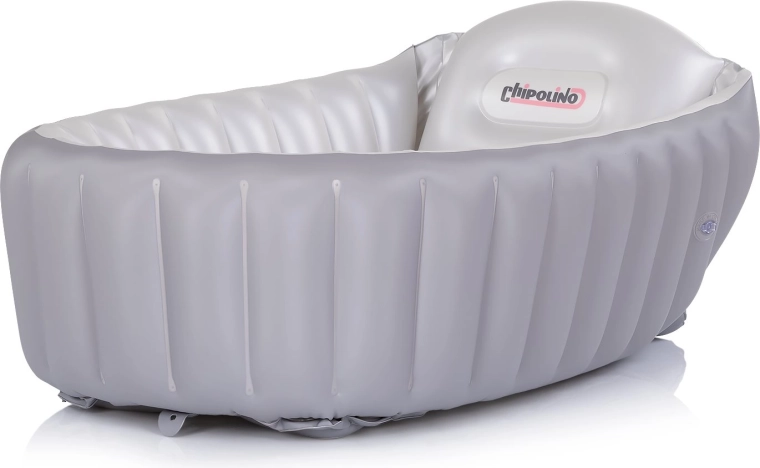 Chipolino piepūšama bērnu vanniņa Baby Cloud – Pelēka
