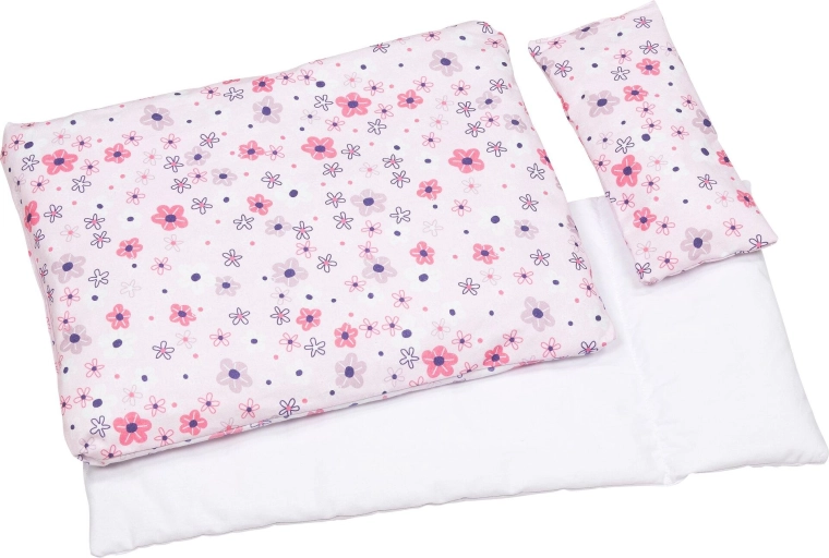 Leļļu gultas veļas komplekts Blossom dream
