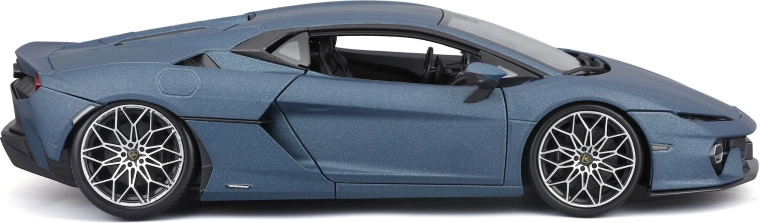 Precision wheels and matte blue paint