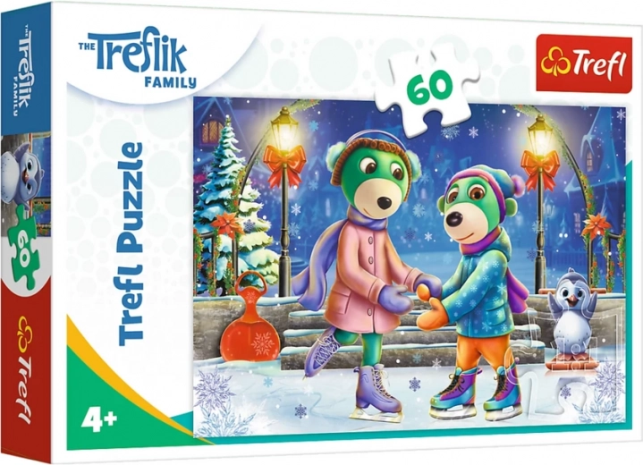 Puzle 60 gab. Ziema pie Treflīkiem