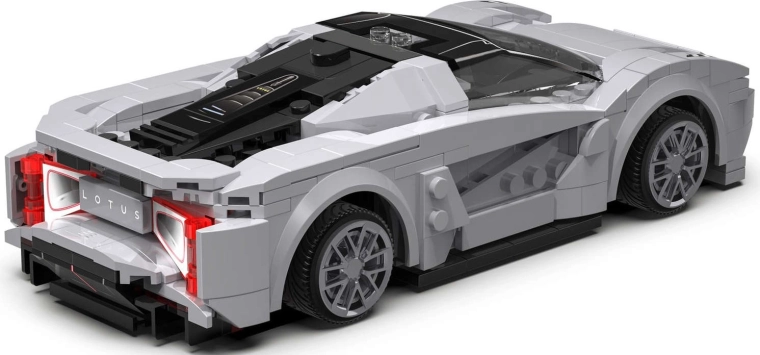 Detalizēts leģendas LOTUS Evija dizains