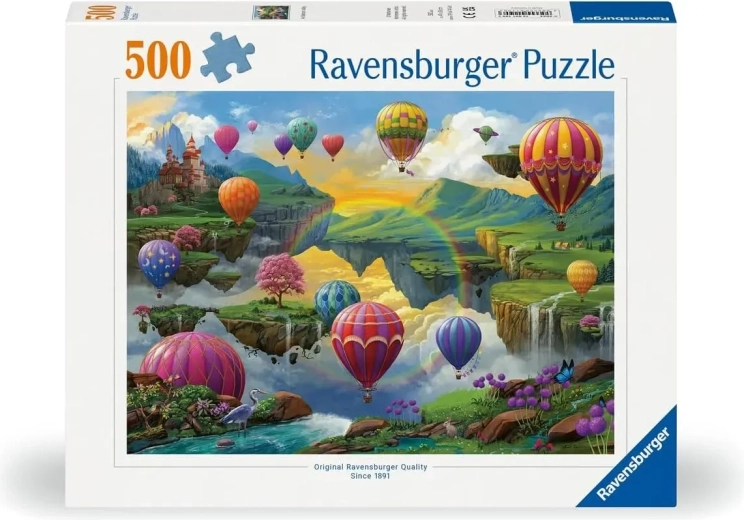Ravensburger Puzzle Valley of Hot Air Balloons – 500 Pieces