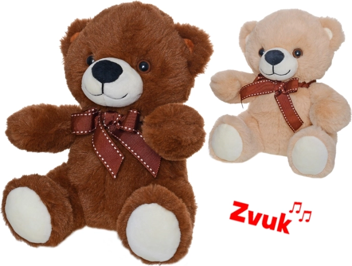Plīša lācītis ar skaņām 20 cm