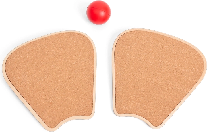 Cork surface for accurate hits