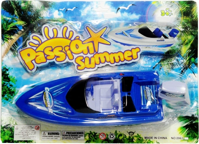 Plastmasas laiviņa bērniem ar bateriju
