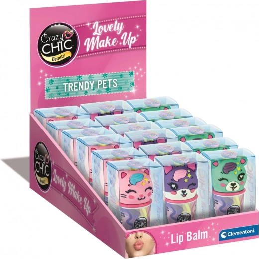 Lūpu balzams Crazy Chic saldējuma un mafina formā CLEMENTONI