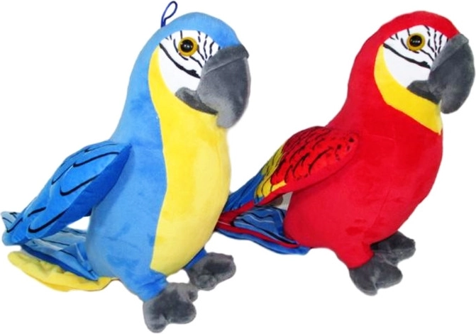 Plush Parrot with Sound 31 cm