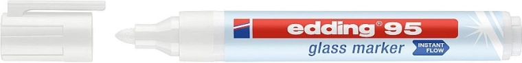 Edding 95 Glass Marker, white